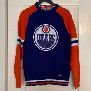 Oilers NHL by ilanco size small sweater oil country Hockey